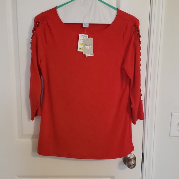 Carmen Marc Valvo Tops - Blouse